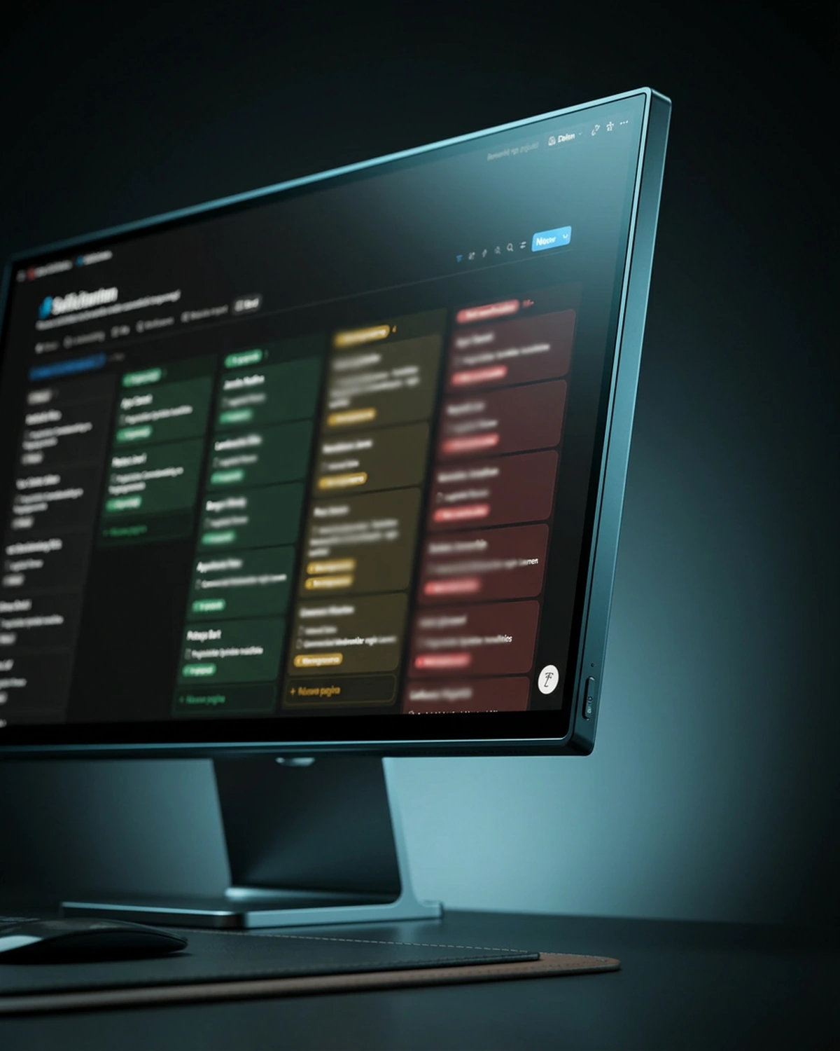 Automation voor beheer van vacatures getoond op een monitor met dashboard.