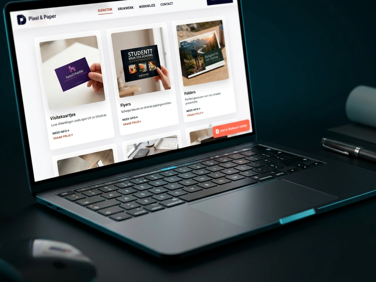 Pixel & Paper website